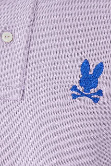 قميص بولو قطن بطبعة أرنب